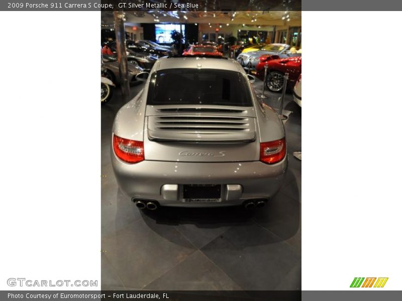 GT Silver Metallic / Sea Blue 2009 Porsche 911 Carrera S Coupe