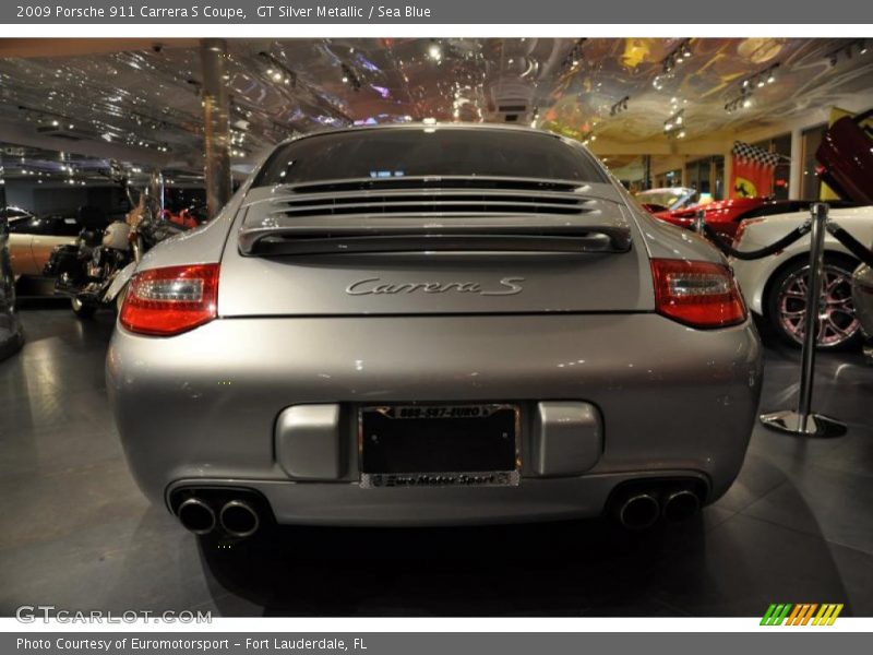 GT Silver Metallic / Sea Blue 2009 Porsche 911 Carrera S Coupe