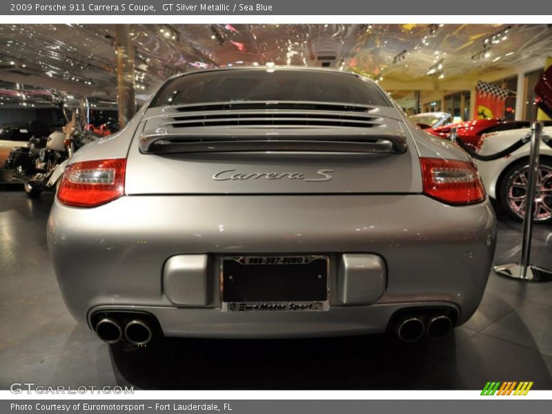 GT Silver Metallic / Sea Blue 2009 Porsche 911 Carrera S Coupe