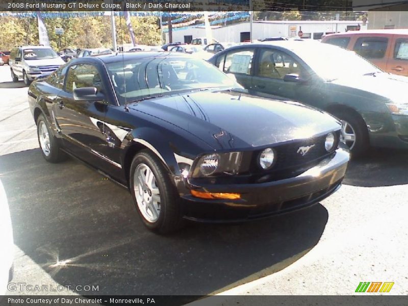 Black / Dark Charcoal 2008 Ford Mustang GT Deluxe Coupe