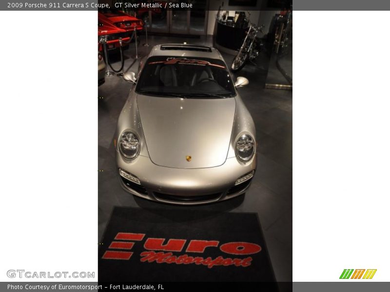 GT Silver Metallic / Sea Blue 2009 Porsche 911 Carrera S Coupe