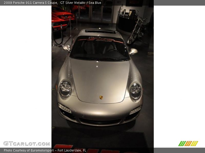GT Silver Metallic / Sea Blue 2009 Porsche 911 Carrera S Coupe