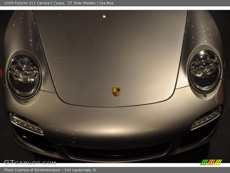 GT Silver Metallic / Sea Blue 2009 Porsche 911 Carrera S Coupe