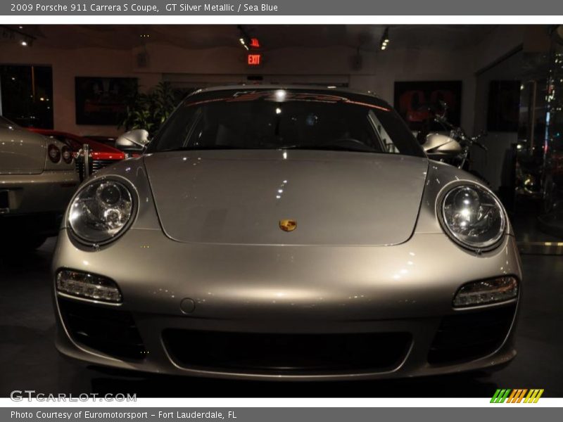 GT Silver Metallic / Sea Blue 2009 Porsche 911 Carrera S Coupe