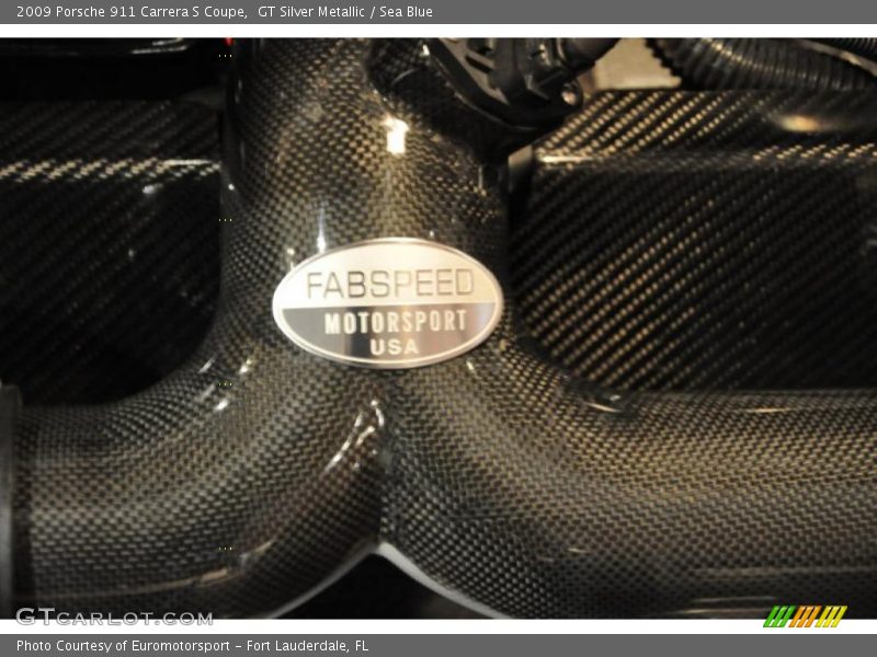 GT Silver Metallic / Sea Blue 2009 Porsche 911 Carrera S Coupe