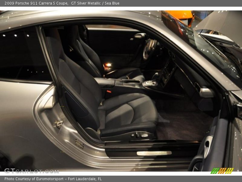 GT Silver Metallic / Sea Blue 2009 Porsche 911 Carrera S Coupe