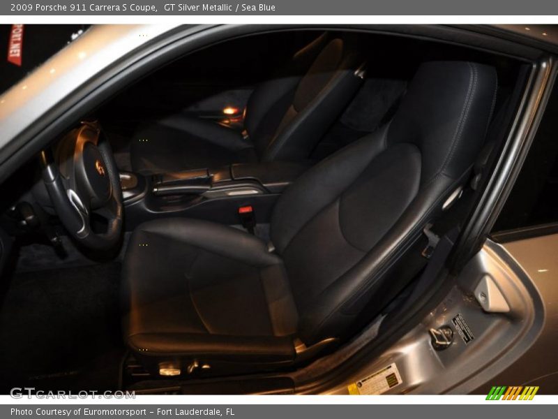 GT Silver Metallic / Sea Blue 2009 Porsche 911 Carrera S Coupe