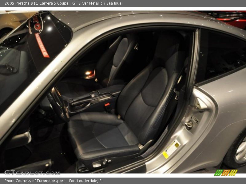 GT Silver Metallic / Sea Blue 2009 Porsche 911 Carrera S Coupe