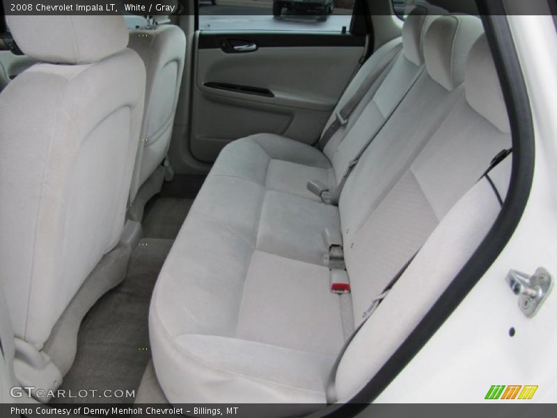 White / Gray 2008 Chevrolet Impala LT