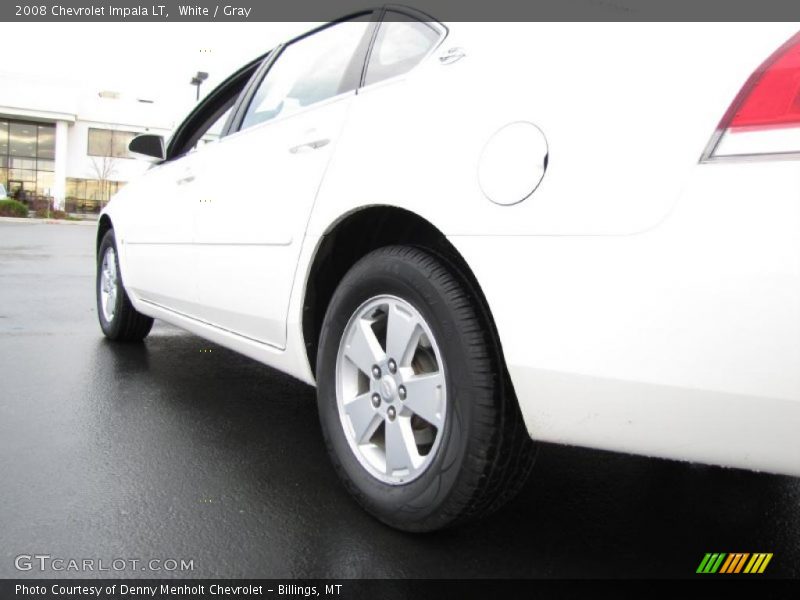 White / Gray 2008 Chevrolet Impala LT