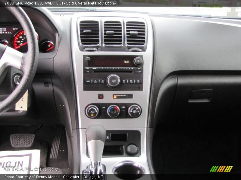 Blue-Gold Crystal Metallic / Ebony 2008 GMC Acadia SLE AWD