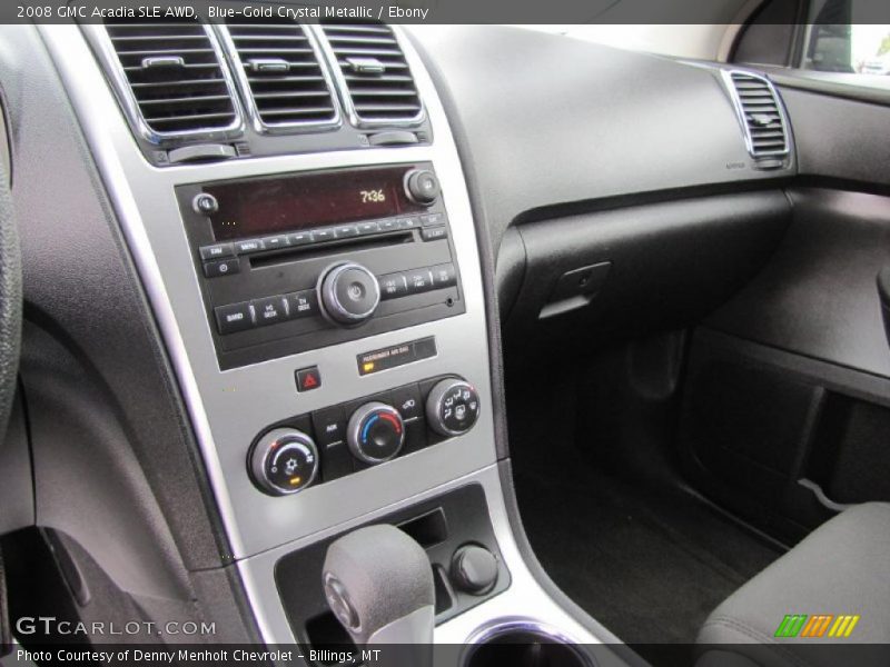 Blue-Gold Crystal Metallic / Ebony 2008 GMC Acadia SLE AWD