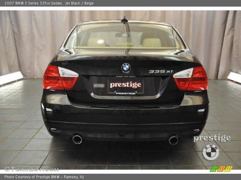 Jet Black / Beige 2007 BMW 3 Series 335xi Sedan