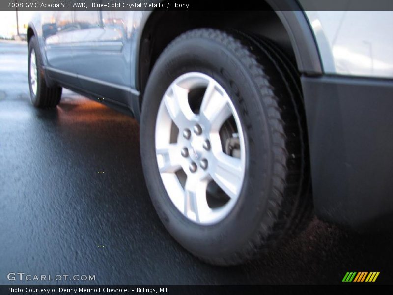 Blue-Gold Crystal Metallic / Ebony 2008 GMC Acadia SLE AWD