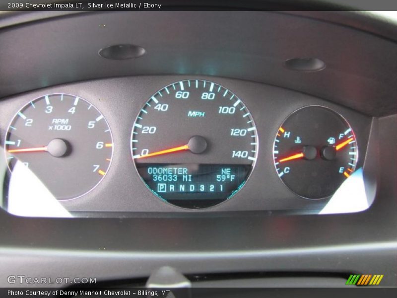 Silver Ice Metallic / Ebony 2009 Chevrolet Impala LT