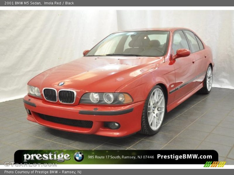 Imola Red / Black 2001 BMW M5 Sedan