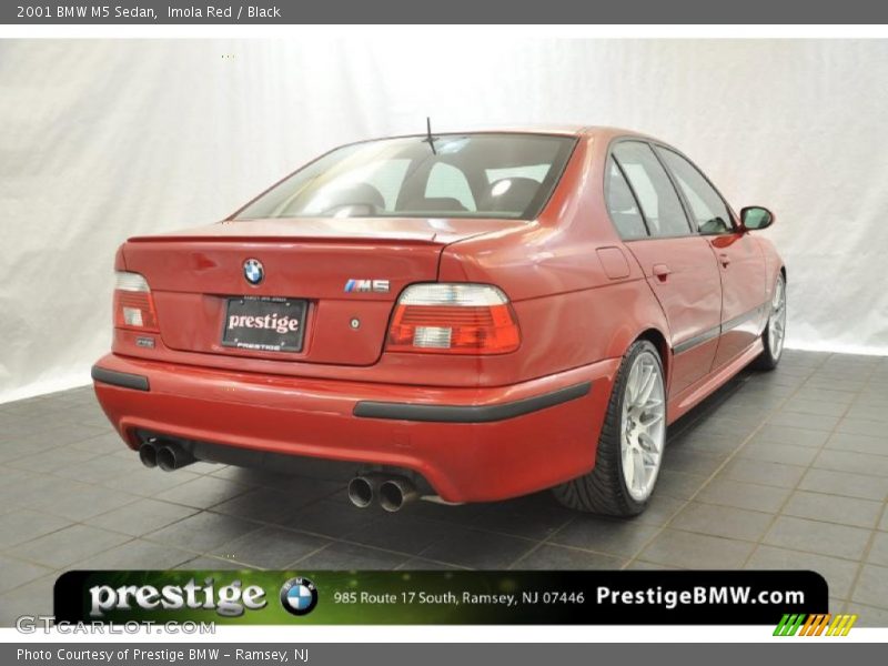 Imola Red / Black 2001 BMW M5 Sedan