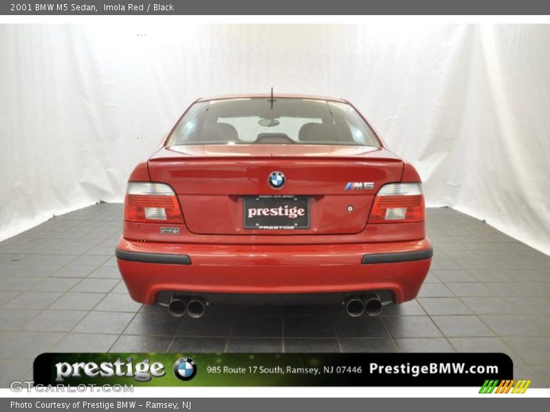 Imola Red / Black 2001 BMW M5 Sedan