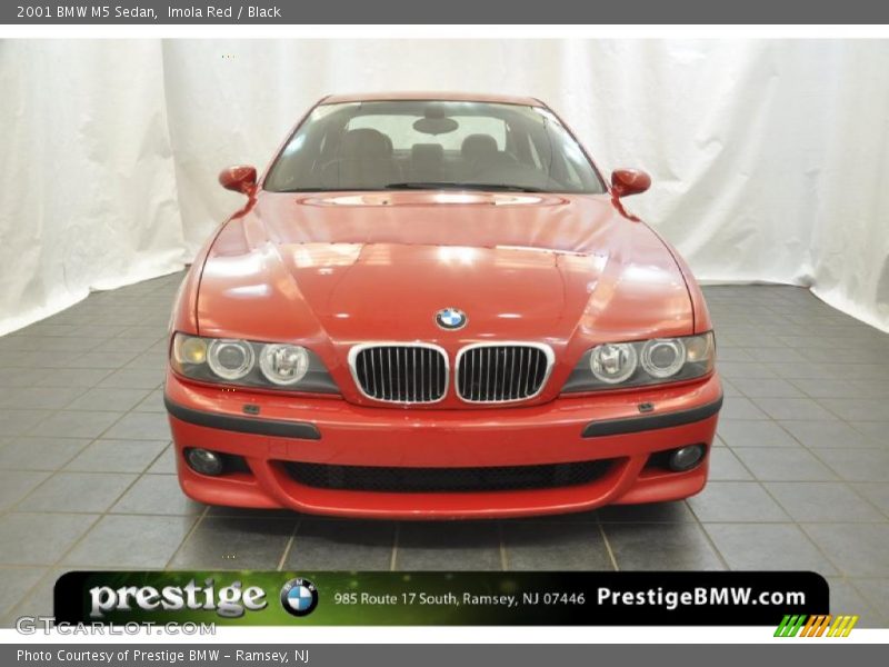 Imola Red / Black 2001 BMW M5 Sedan