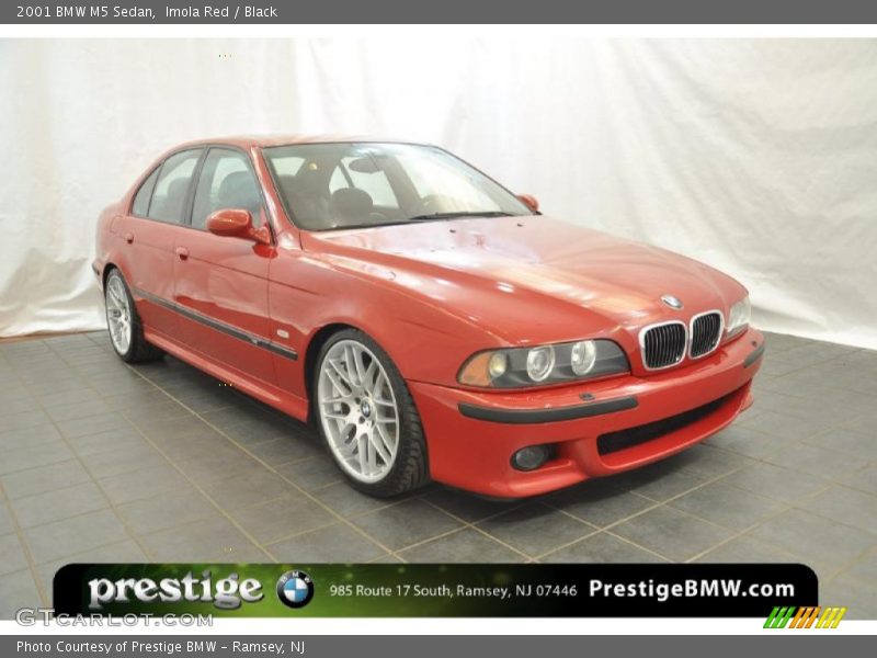 Imola Red / Black 2001 BMW M5 Sedan