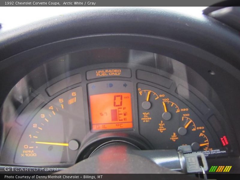  1992 Corvette Coupe Coupe Gauges