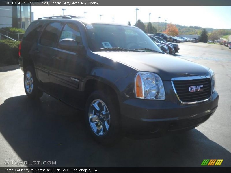 Storm Gray Metallic / Ebony 2011 GMC Yukon SLE 4x4