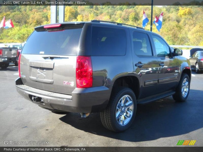 Storm Gray Metallic / Ebony 2011 GMC Yukon SLE 4x4