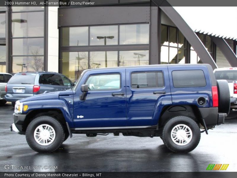 All-Terrain Blue / Ebony/Pewter 2009 Hummer H3