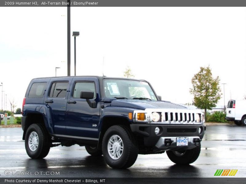 All-Terrain Blue / Ebony/Pewter 2009 Hummer H3