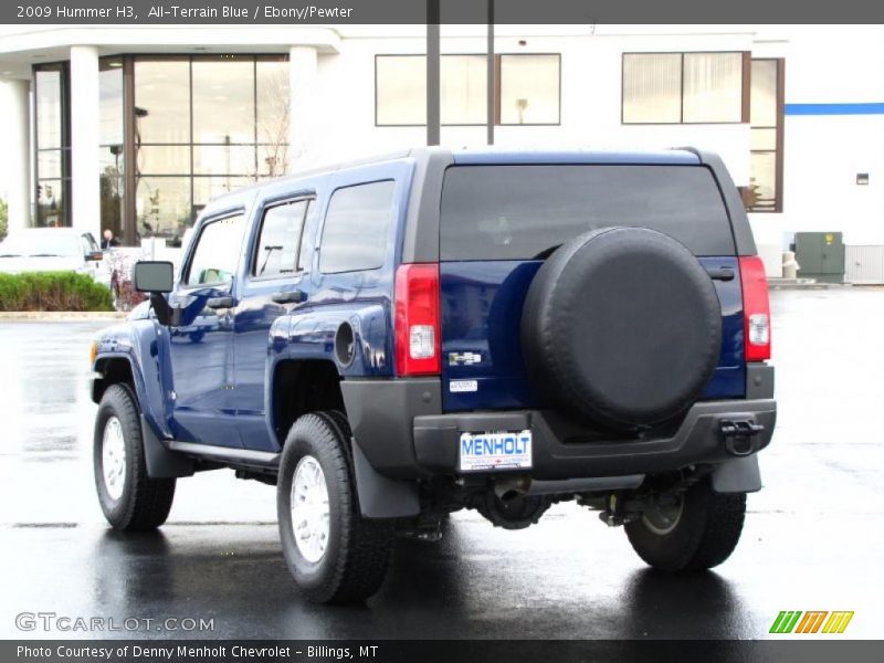 All-Terrain Blue / Ebony/Pewter 2009 Hummer H3