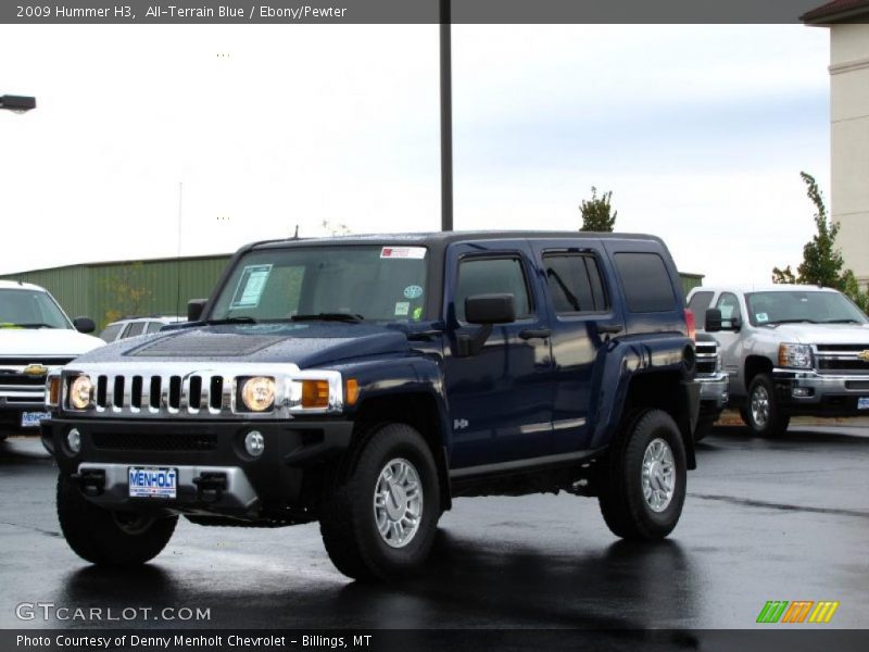All-Terrain Blue / Ebony/Pewter 2009 Hummer H3