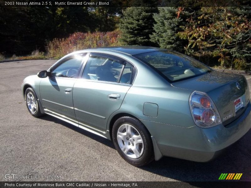 Mystic Emerald Green / Blond 2003 Nissan Altima 2.5 S