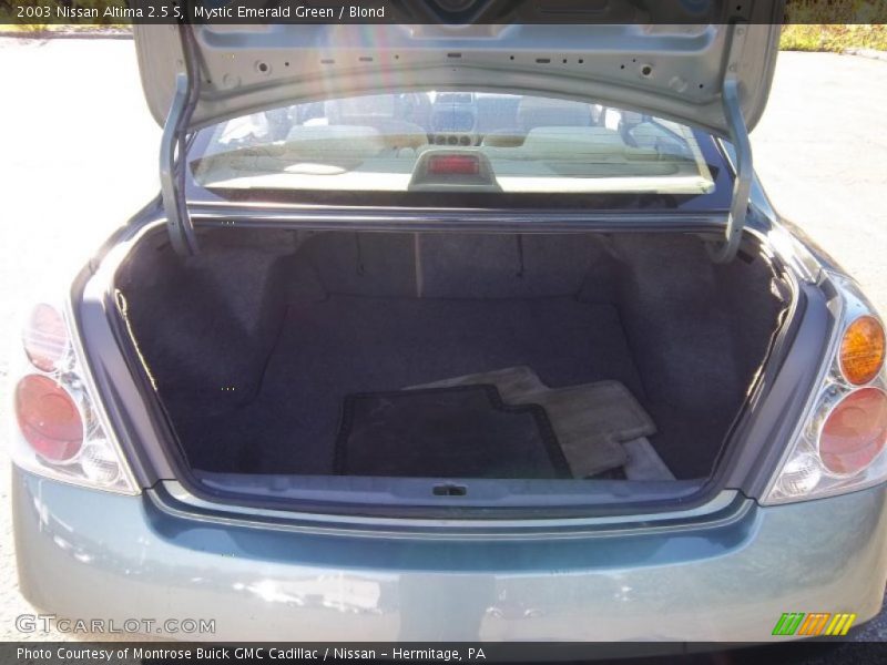 Mystic Emerald Green / Blond 2003 Nissan Altima 2.5 S