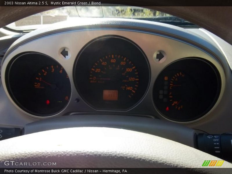 Mystic Emerald Green / Blond 2003 Nissan Altima 2.5 S