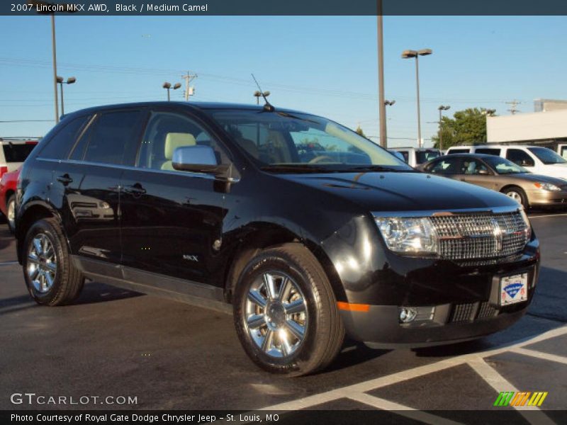 Black / Medium Camel 2007 Lincoln MKX AWD