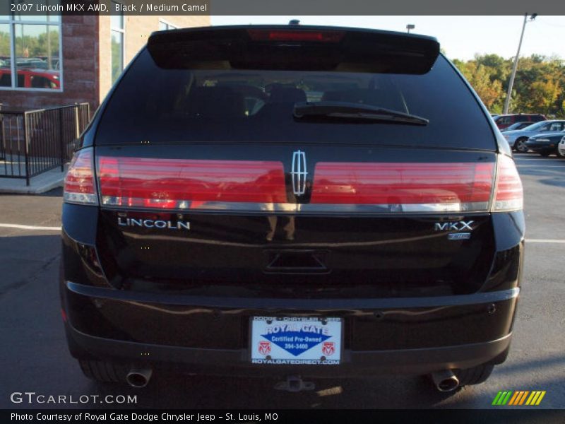 Black / Medium Camel 2007 Lincoln MKX AWD