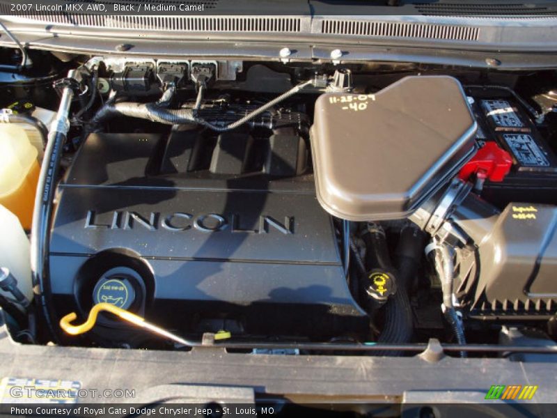 Black / Medium Camel 2007 Lincoln MKX AWD