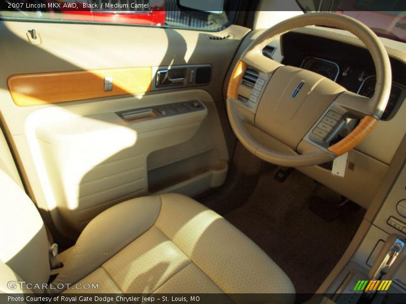 Black / Medium Camel 2007 Lincoln MKX AWD
