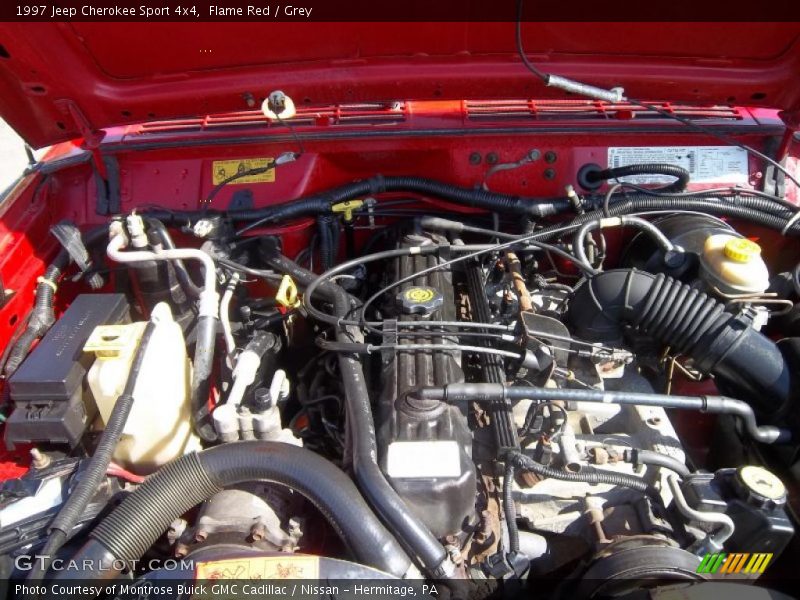  1997 Cherokee Sport 4x4 Engine - 4.0 Liter OHV 12V Inline 6 Cylinder