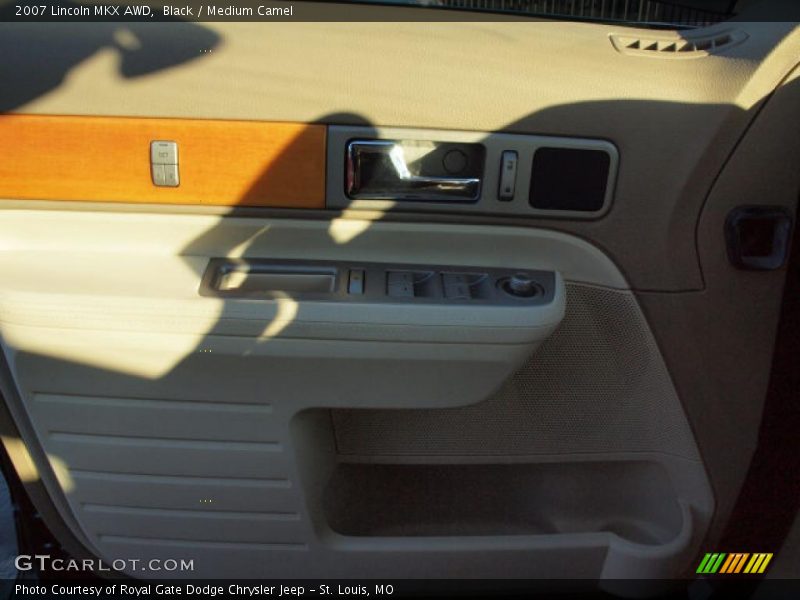 Black / Medium Camel 2007 Lincoln MKX AWD