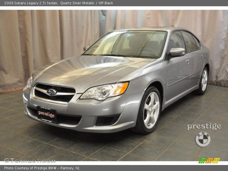 Quartz Silver Metallic / Off Black 2009 Subaru Legacy 2.5i Sedan
