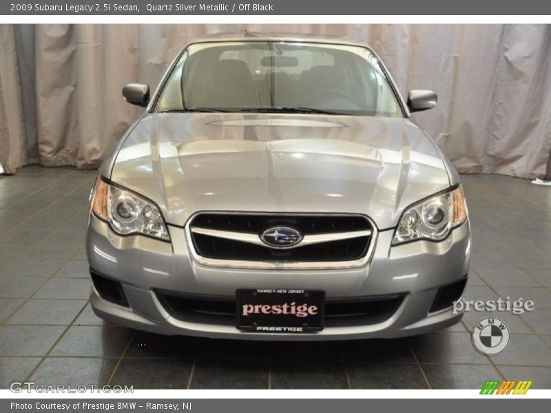 Quartz Silver Metallic / Off Black 2009 Subaru Legacy 2.5i Sedan
