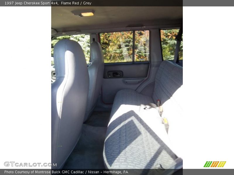 Flame Red / Grey 1997 Jeep Cherokee Sport 4x4