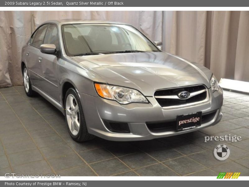 Quartz Silver Metallic / Off Black 2009 Subaru Legacy 2.5i Sedan
