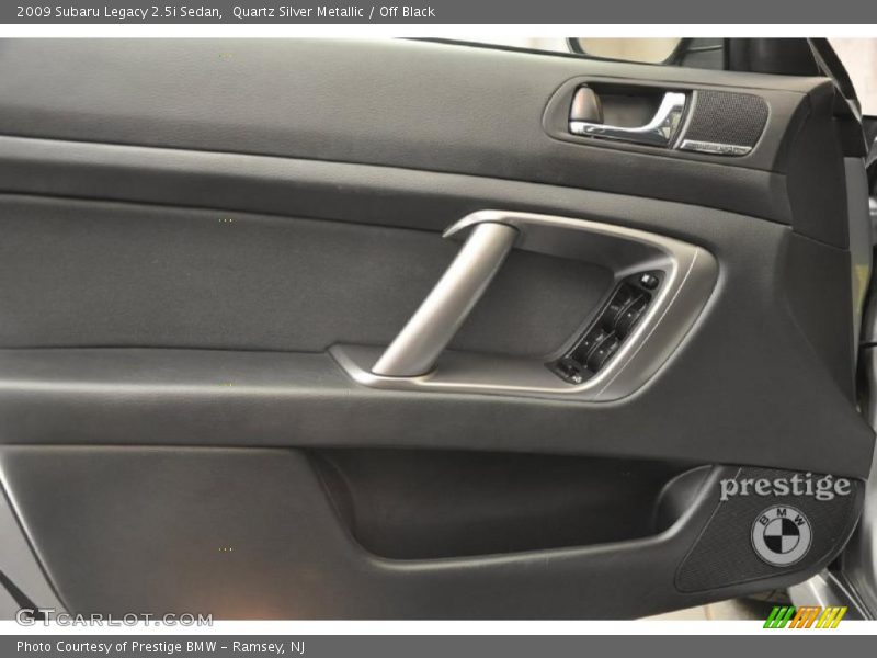Quartz Silver Metallic / Off Black 2009 Subaru Legacy 2.5i Sedan