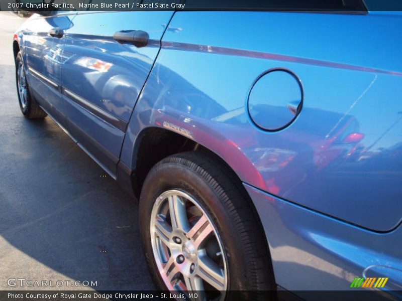 Marine Blue Pearl / Pastel Slate Gray 2007 Chrysler Pacifica