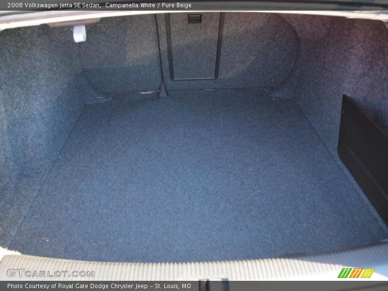 Campanella White / Pure Beige 2008 Volkswagen Jetta SE Sedan