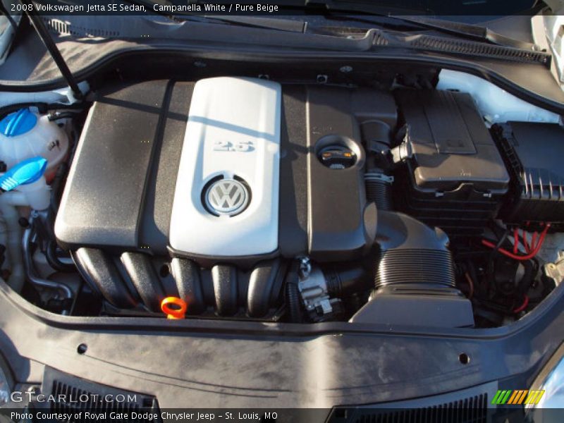 Campanella White / Pure Beige 2008 Volkswagen Jetta SE Sedan