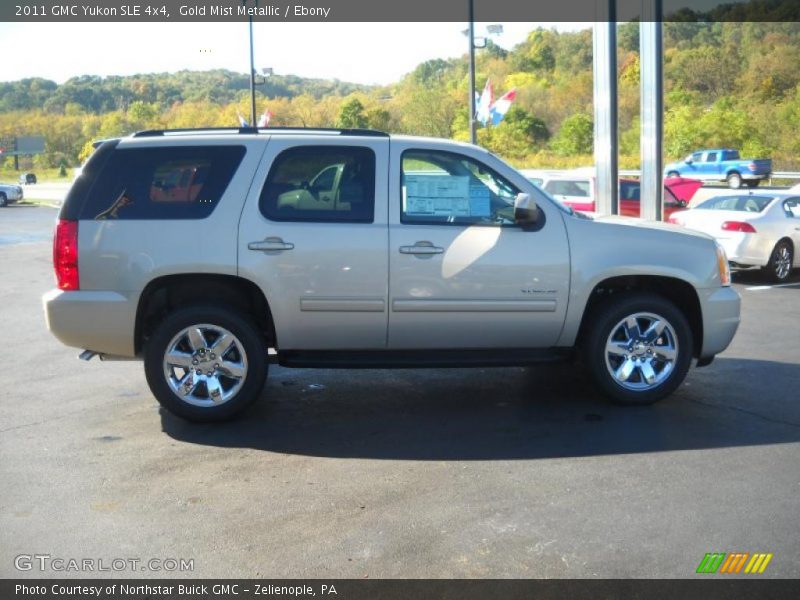 Gold Mist Metallic / Ebony 2011 GMC Yukon SLE 4x4