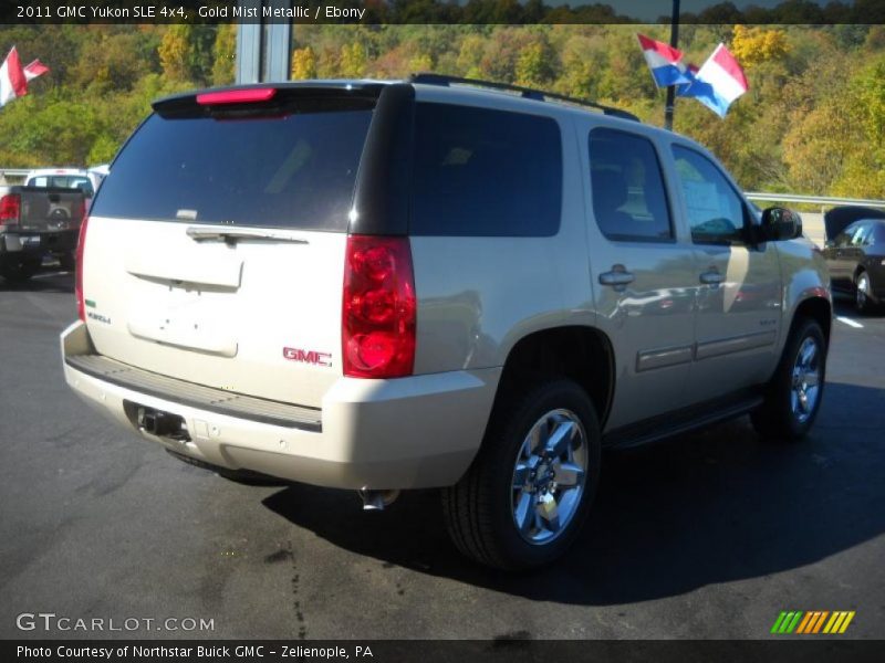 Gold Mist Metallic / Ebony 2011 GMC Yukon SLE 4x4